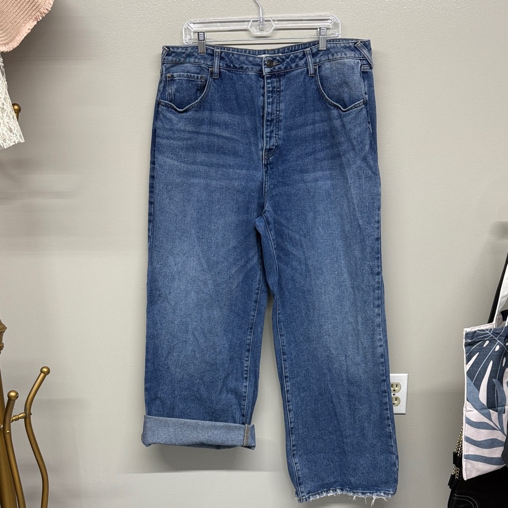 Cleo + Wolf High Rise Loose Denim Women's Jeans